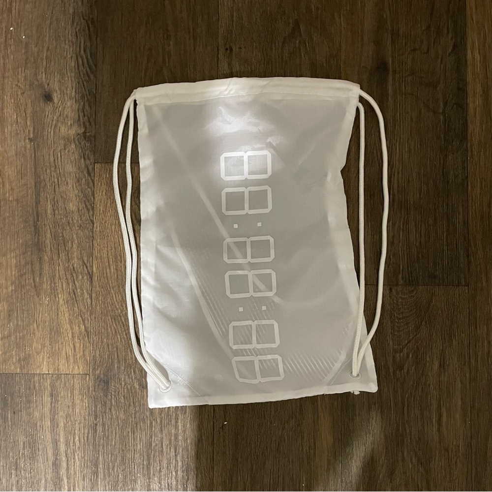 Nike White Drawstring Bag
